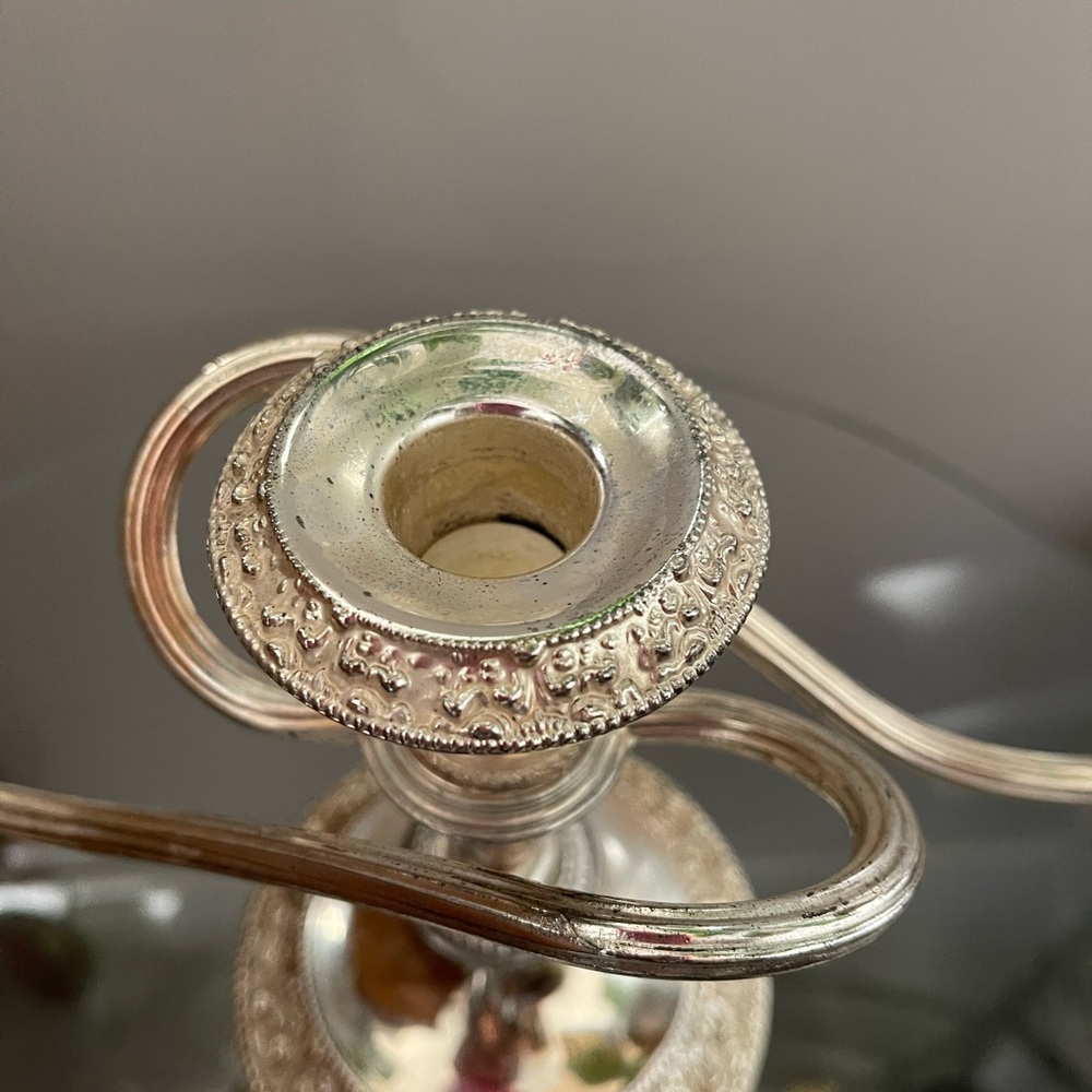 Silver candelabra - Picture 3 of 9